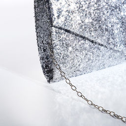 Сумка-клатч на клапане, цвет серебряный - Simaland фото 4