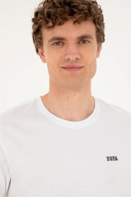 Мужская белая футболка Неожиданная скидка в корзине