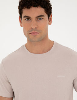 Bej Slim Fit Ti__rt