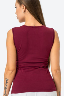 Женский трикотажный топ с вырезом Happy Fox  фото 6