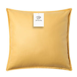 Наволочка декоративная Этель кожзам 45*45 см, желтый  фото 4