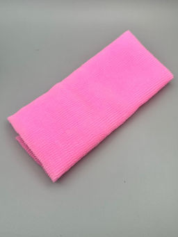 Bath Towel Мочалка-полотенце для душа с пилинг-эффектом / Nylon Long Exfoliating Towel, жесткая, розовый