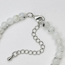 Браслет из Лунного камня с вкл.Турмалина и Шпинели - Радуга самоцветов фото 5