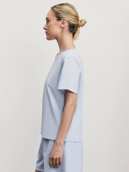 Хлопковая футболка прямого кроя / Zarina  фото 4