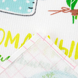 Набор кухонных полотенец Доляна Ароматный чай, 3560 см-2 шт., 100% хлопок, вафля 160 г/м  фото 7