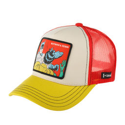 Бейсболка CAPSLAB арт. CL/DC6/1/CT/MEM3 DC Comics Batman and Robin (светло-желтый / красный)