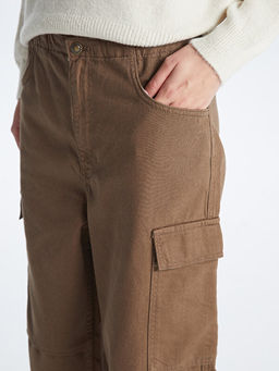 Jogger Kad?n Kargo Jean Pantolon