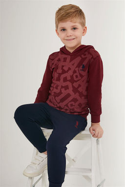 U. S. Polo Assn Бордовый пижамный комплект для мальчика - U.s. polo assn фото 2