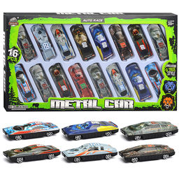 Набор машин "Мощный заезд" в коробке