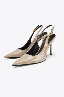 SLINGBACK HIGH HEEL SHOES - Zara фото 3
