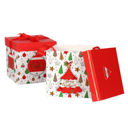 Цена за 12 шт. Коробка подарочная 15x15x15 см складная / 127-S /уп 12/840/Новый год - Галеонтрейд фото 5