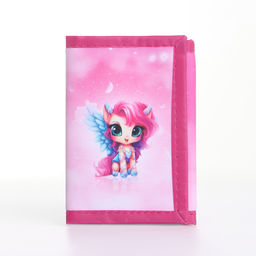 Кошелёк детский на липучке «Выбражулька», розовый