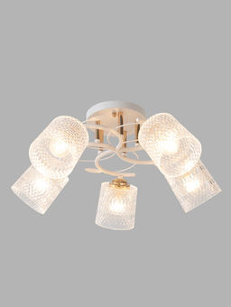 Люстра 20140/5, 3хE27, 60Вт, белый/золото