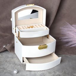 Шкатулка для украшений 16х13х12 см / JH051 /уп 48/ - Галеонтрейд фото 7