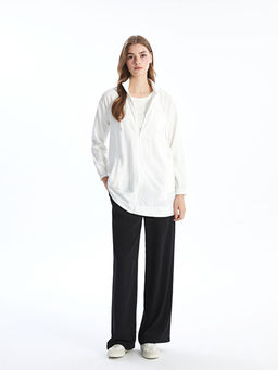 Kap??onlu D?z Oversize Kad?n Tunik
