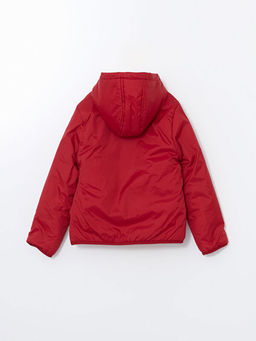 Kap??onlu Galatasaray Bask?l? Erkek ?ocuk ?i?me Mont - Waikiki фото 3