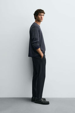 TEXTURED COMFORT TROUSERS - Zara фото 4
