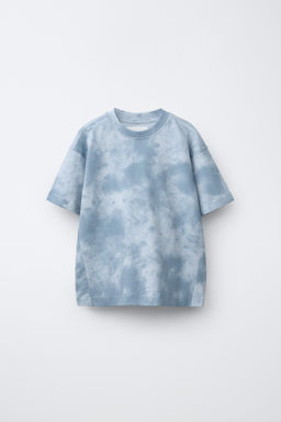 CAMISETA TIE DYE SPORTY / Azul / Blanco