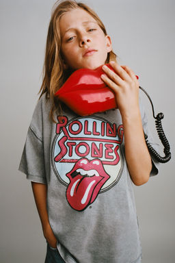 ROLLING STONES WASHED-EFFECT T-SHIRT - Zara фото 5