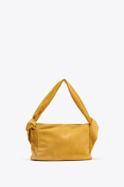 SPLIT SUEDE HANDBAG - Zara фото 5