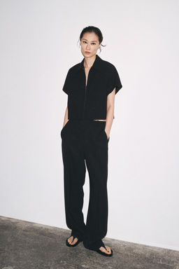 ZW COLLECTION CROPPED JACKET - Zara фото 14