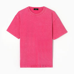 Футболка из вареного хлопка женская Mist Don&apos;t touch me, размер S, розовая