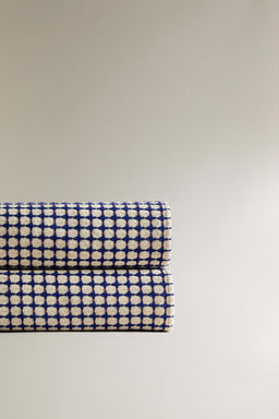 REVERSIBLE WAFFLE-KNIT COTTON BEDSPREAD X COLLAGERIE
