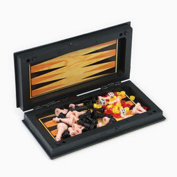 Набор классических игр 3 в 1 «Шахматы, шашки, нарды», компактный размер 19×19 см