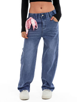 Джинсы-багги для девочек
