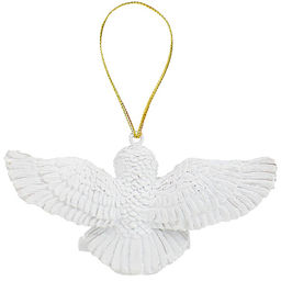 Полирезиновая подвеска "Сова со свитком" 8см