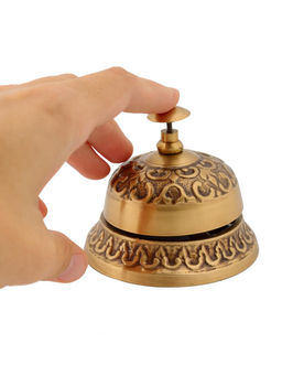 Звонок настольный (сонетка) (антик) № Пи737/2 - Ганг фото 4