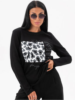 Лонгслив Лео женский серый - София фото 19