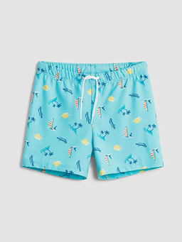 Desenli Erkek ?ocuk Deniz ?ortu