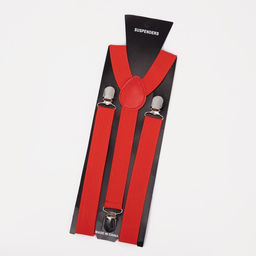 Подтяжки взрослые, ширина 2.5 см, цвет красный - Simaland фото 3