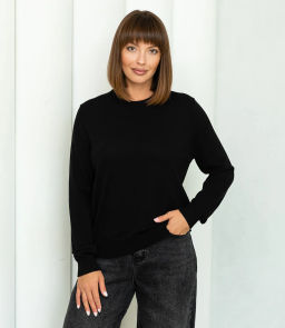 Джемпер #ОКТ125002, чёрный