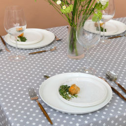 Скатерть Этель Звёзды 110х149 см, 80% хл, 20% пэ, сатин 110 г/м2  фото 3