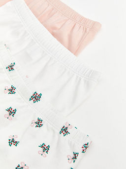 Beli Lastikli Bask?l? K?z Bebek Boxer 3l? - Waikiki фото 3