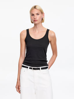 Top sin mangas con escote redondeado - H&m фото 4