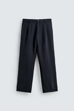 PANTAL?N FLUIDO RELAXED FIT / Gris azul - Zara фото 6