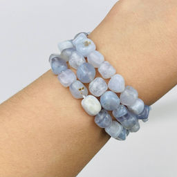 Бусины для украшений из Голубого агата