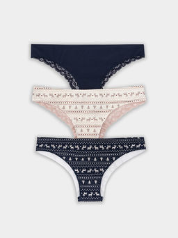 Трусы бразилиана женские в наборе, 3 шт - Mark formelle фото 11