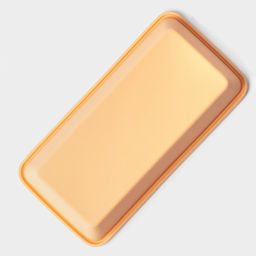 Форма для выпечки Доляна «Хлеб», силикон, 22×11×5.5 см, внутр.размер 20.7×10 см, персиковая