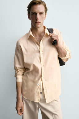 CAMISA SEMITRANSPARENTE RELAXED FIT / Crudo - Zara фото 5