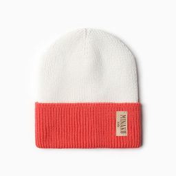 Шапка детская MINAKU: Hello, winter, размер 52-54 (5-7 лет), белая, красная