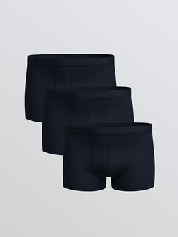 Standart Kal?p Pamuklu Esnek Erkek Boxer 3l?