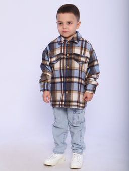 РБ012 Рубашка Бавария (голубой; коричневый) - Милаша фото 13