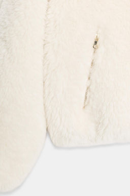 SHEARLING BOMBER JACKET WITH THERMAL INSULATION - Zara фото 10