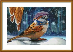 Набор для вышивания Нова Слобода СР 4232 Утеплился! Жду! 29 х 19 см