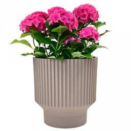 Горшок для цветов пластмассовый "Аркада" 2,85л, д17см, h15,5см, со вставкой, фраппе (Россия)