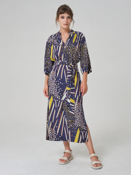 Платье из вискозы с принтом - Stilla фото 3